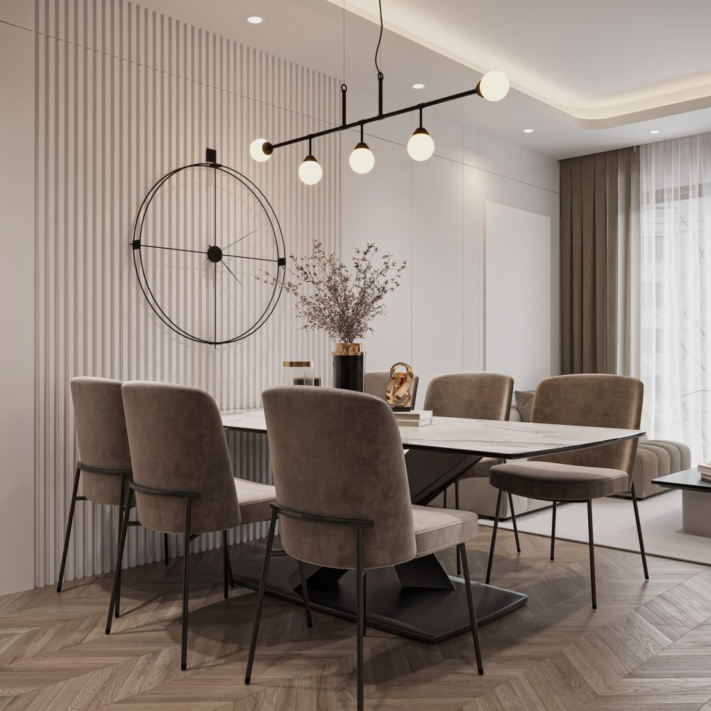 "E:CGI STUDIOMeta Data (SEO)ArchitecturalUploaded in freepik, shutterstock, vecteezy, dreamstime, depositphotos, 123RF2024November2024.11.04seo13514Modern Dining Room with Minimalist Decor and Geometric Lighting Fixture.jpg"